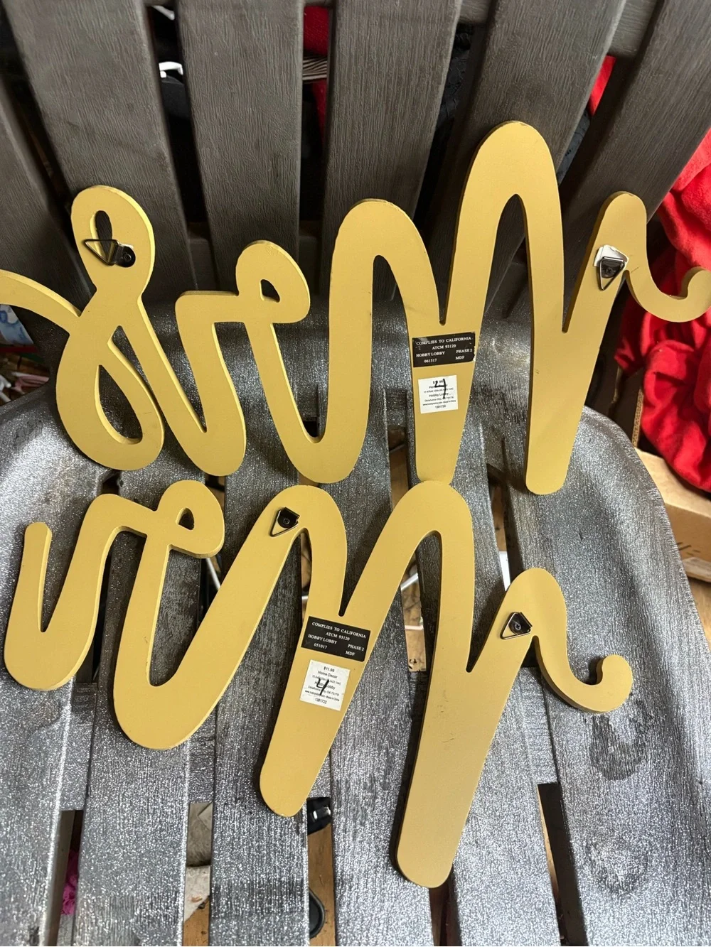 Hobby Lobby Gold Glitter 